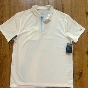 Nike, DRI-FIT, standard fit, white polo shirt, XL
